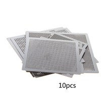 10pcs/set bga reballing Computer IC 칩 수리 스텐실 용 범용 스텐실 템플릿 키트