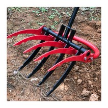 밭갈이 쟁쇠 쇠스랑 괭이 농기구 주말농장 텃밭밭갈이 농기구 농업용삽, 1개