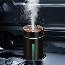 미니가습기신제품 휴대용 무선 자동차 가습기 2022 ML 라이트 팬텀 컵 에어 디퓨저 280, 01 black