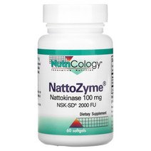 뉴트리콜로지 나토자임 100 mg 60 소프트젤, 60정, 1개