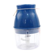 양파 토마토 고기용 다용도 전기 마늘 다지기 미니, 푸른, 14.1cmx8.8cmx8.8cm, 스테인레스 스틸, PP