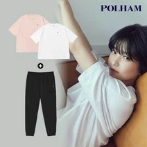 폴햄 24SS 쿨텐션 셋업 3종 여성용 (반팔티 2종+팬츠 1종)