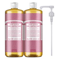 닥터브로너스 닥터 브로너스 체리블라썸 퓨어 캐스틸 솝 950ml개+펌프 100%정품 155729