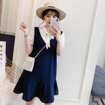 가바바 여성 빅사이즈 원피스 5XL까지 나들이가는 귀여운 소녀 이미지 프릴 데이트룩 미니원피스 G34626