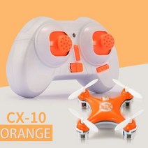 Cheerson RC 원격 제어 드론 쿼드콥터 헬리콥터 LED CX 10 미니 완구 CX10 4CH 2.4G, Orange