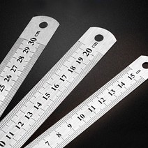 스틸자 스텐 쇠 자 철자 측정용 눈금자 15 20 30(cm), 30cm