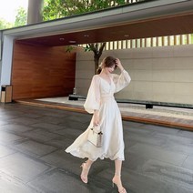 2부드레스 셔츠원피스 가을원피스 30대 돌잔치엄마 쉬폰