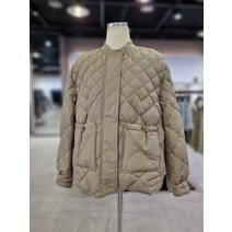 보브)) 스트링 포켓 구스다운 다이아 퀼팅 자켓 (712241750137)(1400865)