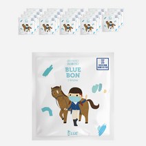 블루본 아이노우 컬러 마스크 소형 어린이 마스크 20매, 민트