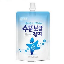 환자영양식 ORS 수분보급젤리 100ML 40팩 암환자 노인 신장 당뇨 식단 단백질 균형