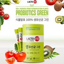 락토핏 그린 생유산균 60포 전인화 유산균 라토픽 홈쇼핑, 1개