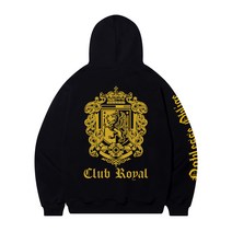 UNIQUE LIFE STYLE SoulinSeoul 스트리트패션 남녀공용 클럽로얄 Club Royal 프린팅 트렌디 프리미엄 후드티