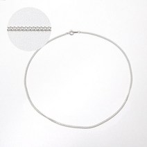 시크홀릭(실버92.5)1.4mm 커브체인 은목걸이 60cm