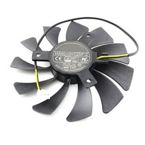Ha9010h12f-z 85mm 0.57a 2pin gtx1050 gpu 쿨러 팬 msi geforce gtx 1050 2g gtx 1050ti 4g oc 그래픽 카드 냉각, 협력사, 검은 색