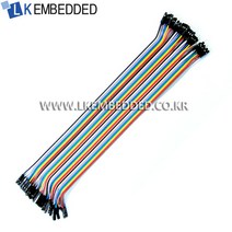 아두이노 점퍼 케이블 숫암MF 30cm 40P B06, 1세트