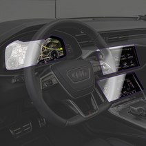 아우디 A6 A7 C8 4K 액정보호필름 계기판 터치스크린 내비게이션