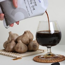 황토발효 꿀 절임 흑마늘 깐흑마늘 300g, 흑마늘 진액 70ml X 30포
