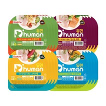 굽네듀먼 강아지 자연화식 국산 닭가슴살set 100g 4종 습식사료 간식, 4set, 오리지널+튼튼관절+피모+튼튼체력
