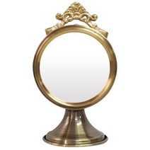 인테리어 앤틱 주석 탁상거울 제조한국 1346 메탈, 상세페이지 참조