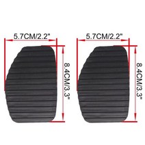 페달 패달 메탈 스포츠 푸조 3008 T8 2009 2010 2011 2012 2013 2014 2015 자동차 고무 브레이크 클러치 발 패드 커버 액세서리 213015 21302, 2X Brake
