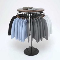 원형 회전행거 스탠드 옷가게 조립식 철제 정리 멀티, 70x150cm