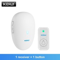 스마트 초인종 현관 셀프 kerui m521 야외 무선 smart home security welcome chime kit door bell alarm led light 야외, 초인종 키트 1, 나는 플러그