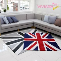 비비아나데코 잉글랜드 마므레 카페트150X200/영국기/러그