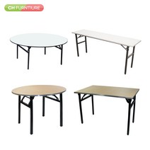 CH가구 절탁자 비복스 원형 사각 접이식 테이블 탁자 회의실, 01. 접이식 원형 1500 x 730cm