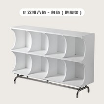 낮은책장 LP장 LP 보관함 거치대 진열장 2단 술 양주, 화이트