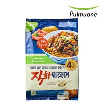 [풀무원] 직화 짜장면 4인 1320g, 단품