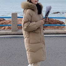 스타일아유 여성 따뜻한 롱 패딩 점퍼 후드집업 아우터 오버핏 겨울