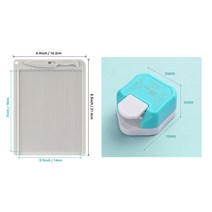 공예수공구 종이 접기 봉투 카드 폴더 도구용 3 방향 코너 펀치 및 다 스코어링 보드, 02 Picture 2