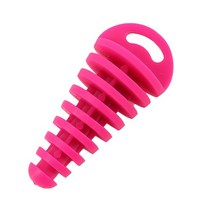 PCX 배기 파이프 플러그 프로텍터 오토바이 Motocross Tailpipe 고무 Pcx125 튜닝 2021 튜닝 Gsx R1000, 01 pink