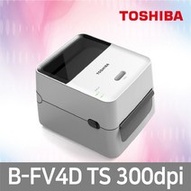 TOSHIBA 도시바 B-FV4D TS 300dpi 감열 바코드 라벨 프린터, 1개, B-FV4D FS USB/