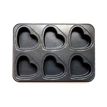 [P1D] 양면코팅 하트팬 하트틀 하트 6구 / 휘난새틀 피낭시에팬 피낭시에12구 구움과자만들기 과자틀 과자팬 베이킹팬 업소용팬 ( P1D / 991247EA )