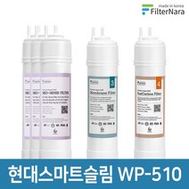 현대 스마트 슬림 WP-510 정수기 필터 1년세트 프리미엄 호환필터