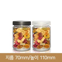 유리병 수제청병 신형 70파이일자350(A) (플라스틱마개), 플라스틱 흰색, 1개