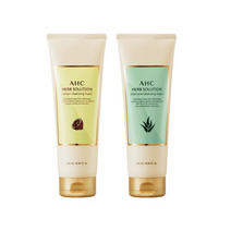 AHC 허브솔루션 클렌징폼 알로에베라 250ml + 레몬 250ml 세트, 2세트