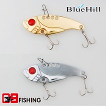 [09피싱]블루힐 메탈바이브 송어 배스 쏘가리 볼락 넙치 루어 하드베이트, 메탈바이브 11g 골드