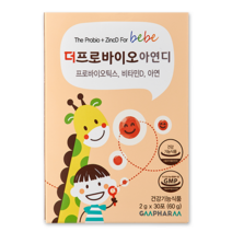 [지엠팜] 더프로바이오아연디 2g X 30포 1개월분, 1개, 60g