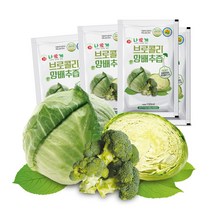 나애게 무안 브로콜리 양배추즙 100ml, 브로콜리양배추즙90팩(실속포장)