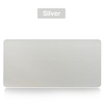 휴대용 PU 마우스 패드 사이드 가죽 패드 방수 키보드 테이블 커버 쉬운 청소 보호 노트북 매트 PC 홈, Light Grey_26x21 cm