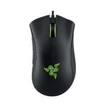 스타크래프트마우스 서든어택 버티컬 손목보호 Razer DeathAdder 필수 유선 게임용 마우스 6400DPI 광학 센서 5개의 독립적으로 프로그래밍 가능한 버튼 인체 153, 협동사, 검은 색