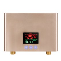 전기 온수기 전기 인스턴트 온수기 3000w 탱크리스 전기 온수기 벽걸이 형 led 3, 금, 우리 플러그