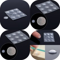 마트498 투명 돌기 미끄럼방지 도트 9P 소음방지 흡음 테이블 논슬립 식탁유리 고무판
