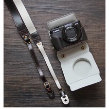 캐논 g7x Mark2 Mark3 케이스 넥스트랩 가죽 파우치, Mark 2, 블랙, 1개