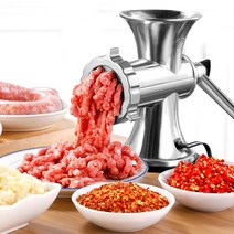 소형 수동 소시지 기계 고기 다지기 분쇄기 민찌기, 12호 케이싱 3팩