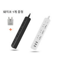 샤오미 고속충전 USB형 전세계 공용표준 콘센트 3구 멀티탭, 화이트, 샤오미 멀티탭