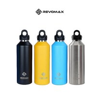 레보맥스v2 원터치 텀블러 대용량 보온보냉 REVOMAX 보온병, 레몬옐로우, 946ml