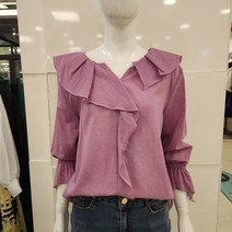 블루페페 부평점 언발런스 넥라인 포인트 지지미 면 소재로 가벼게 쉬원하게